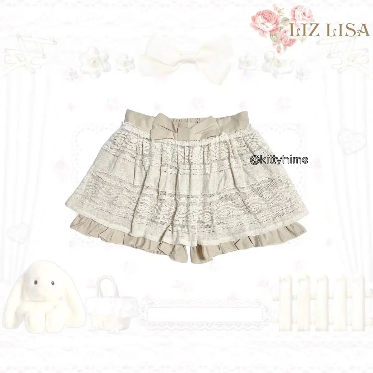リズリサ LIZ LISA キュロットパンツ キュロットスカート 姫ギャル ラブリー ギャル