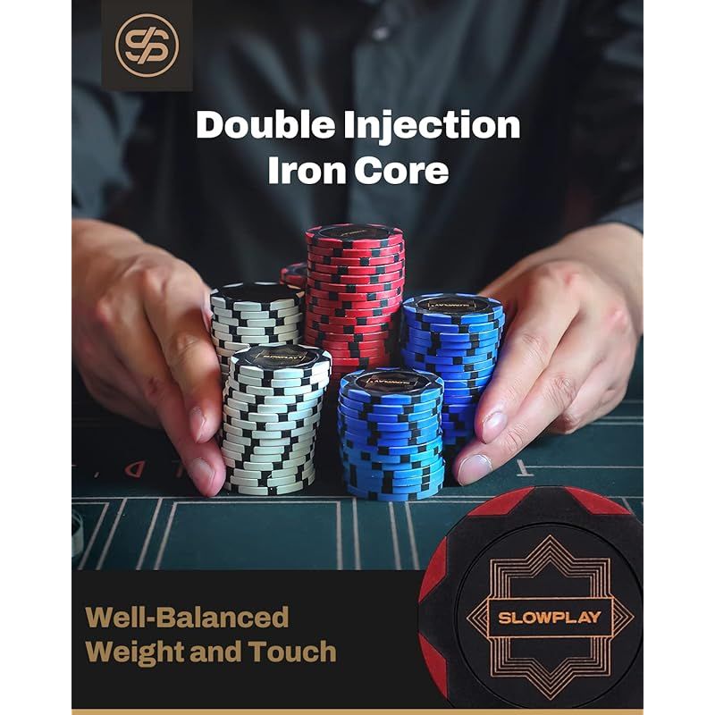 SLOWPLAY ポーカーチップ テキサスホールデム SLOWPLAY Nash クレイ