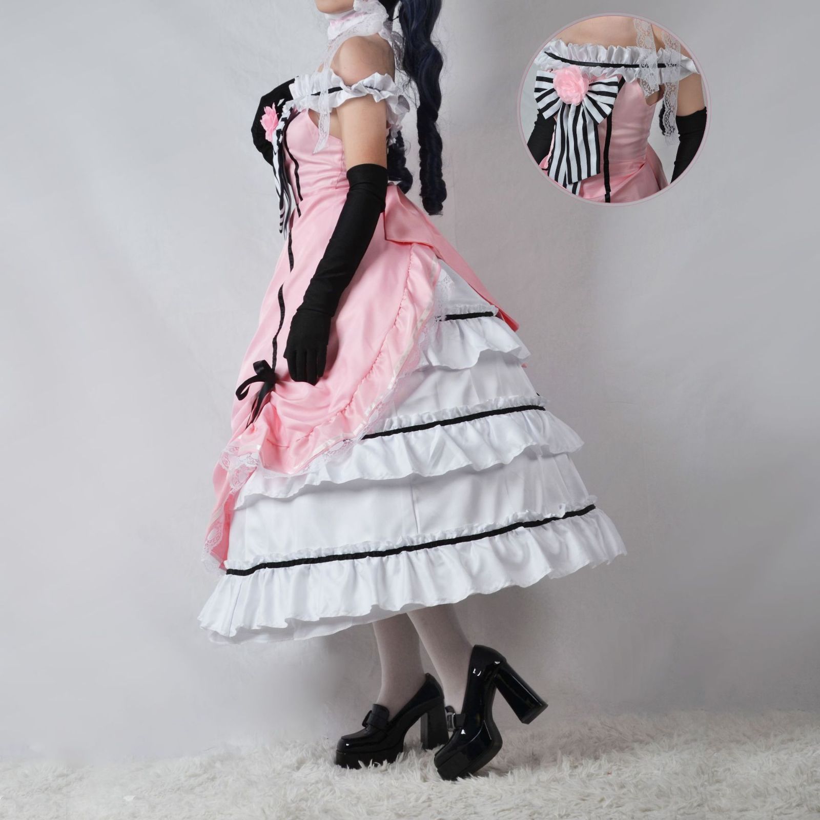黒執事 アニメ 中世ヨーロッパ貴族 コスプレ衣装 ウイッグ付き 