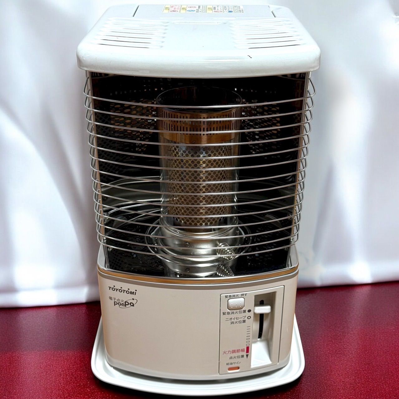 トヨトミ ストーブ RS-H290 ホワイト 美品 トヨトミ 石油ストーブ RS