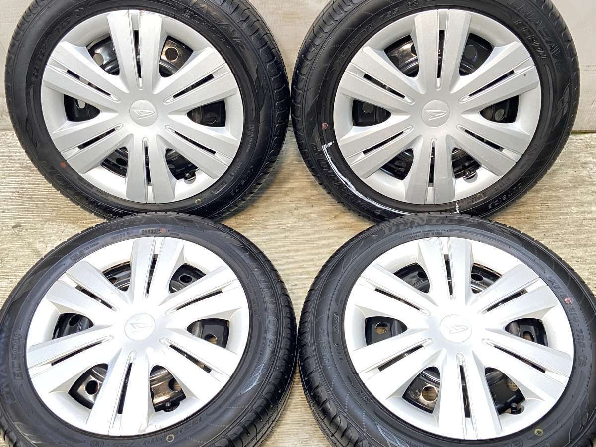 155/65R14 ダンロップ エナセーブEC204 ダイハツ純正アルミ付