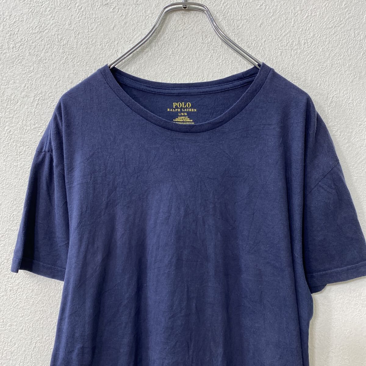 POLO RALPH LAUREN 半袖 ロゴTシャツ L ネイビー ポロラルフ