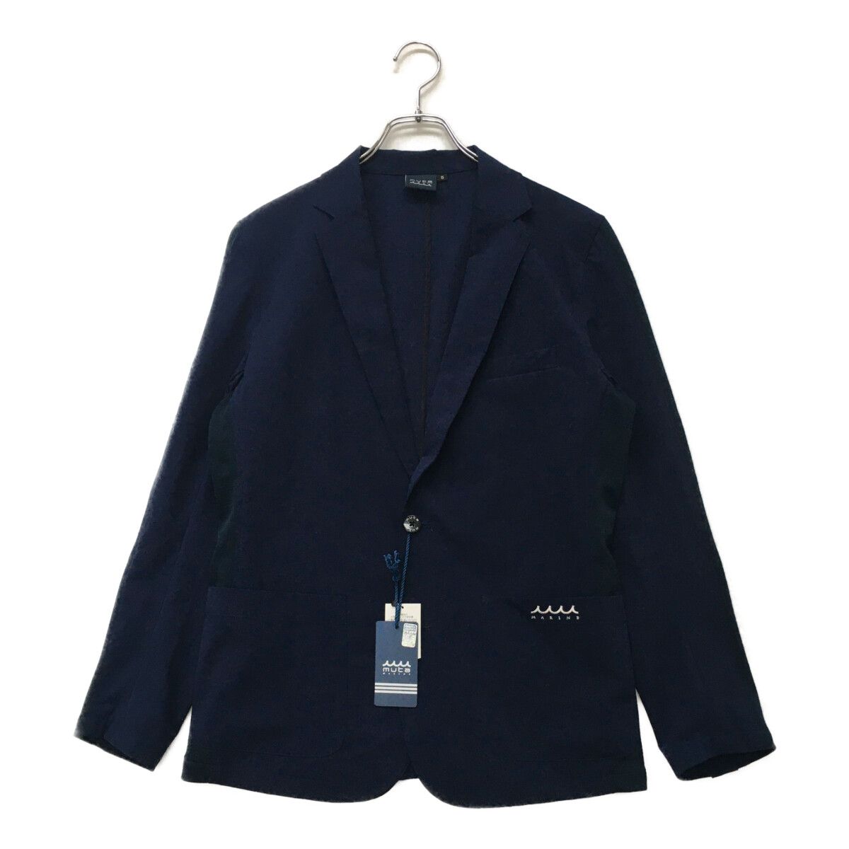 未使用品 メンズ ムータマリン muta MARINE テーラードジャケット 5(M) 紺 ネイビー