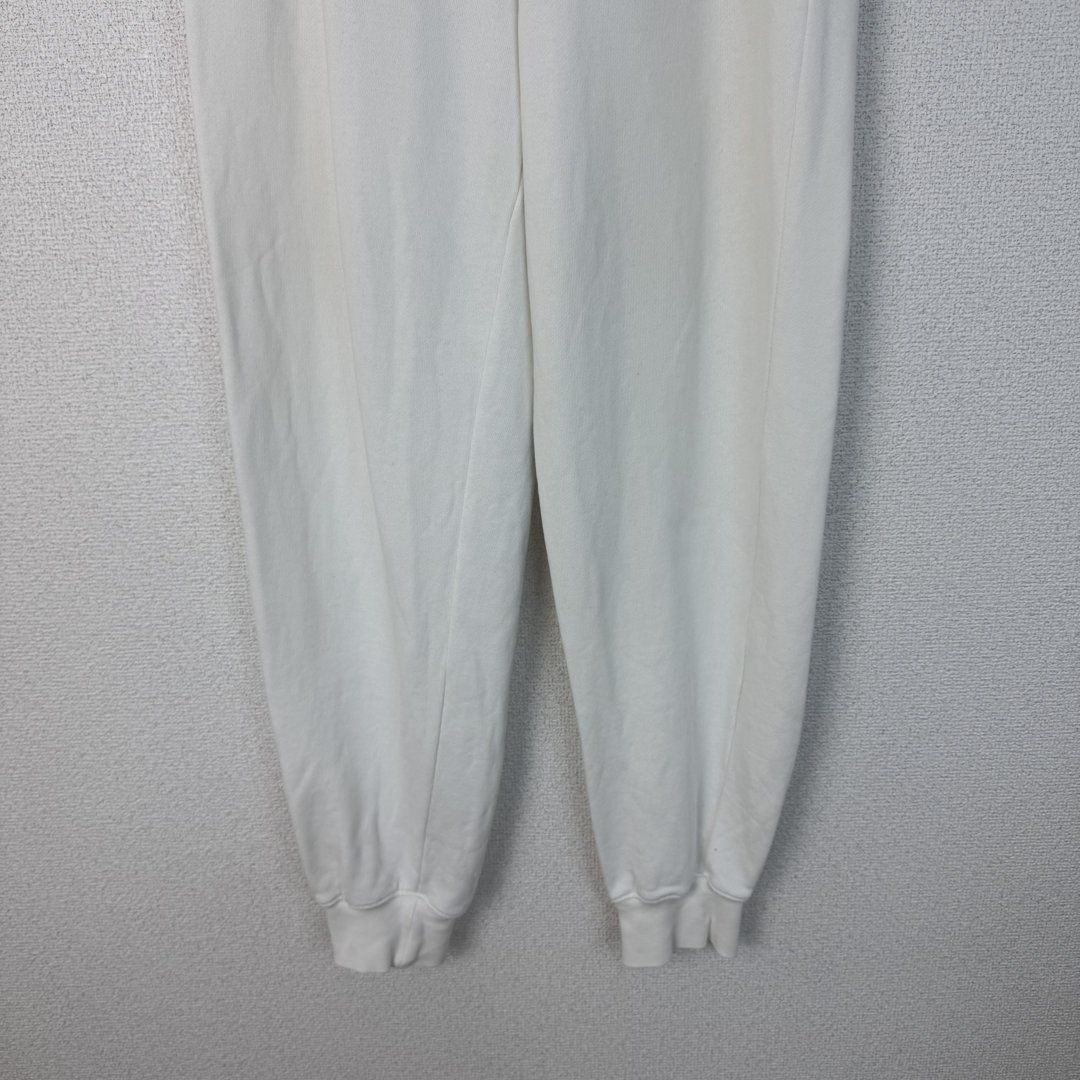 90s NIKE ナイキ スウェットパンツ 刺繍ロゴ ホワイト Mサイズ メンズ