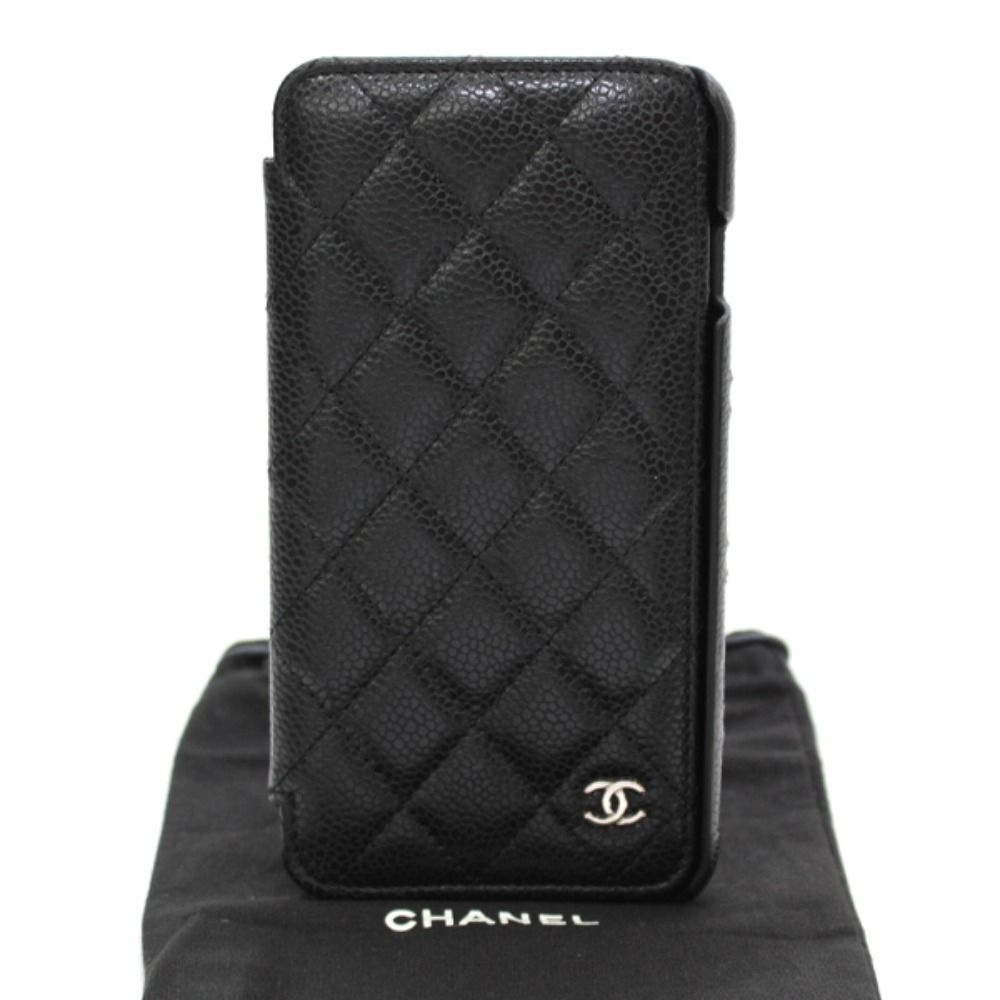 CHANEL/シャネル マトラッセ iPhone7plus/8plus キャビアスキン