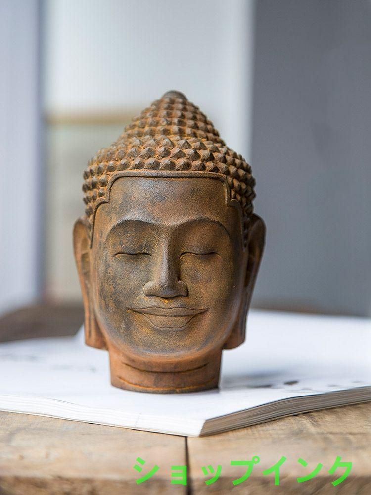 釈迦 仏像 仏頭 仏首像 仏教美術 装飾品 工芸品 美術品 置物 葉小鵬 釈迦三尊 『釈迦如来』単体| 東京書芸館公式通販ウェブ