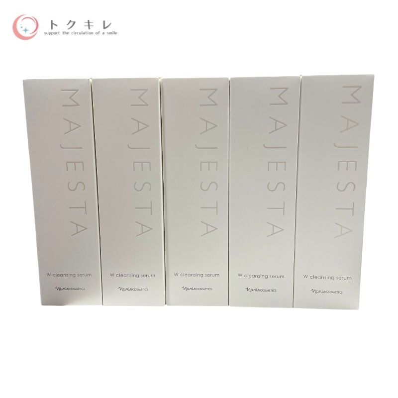【トクキレ】未開封 ナリス マジェスタ Wクレンジング セラム 180ml×5本セット W洗顔不要 美容液のような使い心地