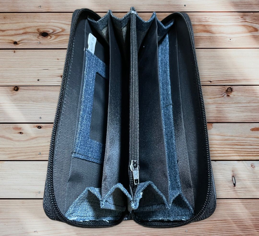 長財布 デニムリメイク レディース ラウンドファスナー メンズ