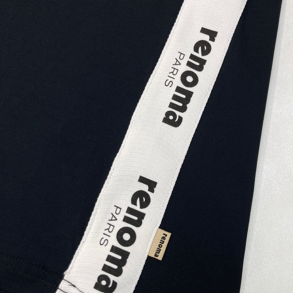 サイズ XL RENOMA GOLF レノマゴルフ 半袖モックネックTシャツ ブラック系 240101538365 ゴルフウェア メンズ ストスト LLC-HASEGAWATOSO_COM