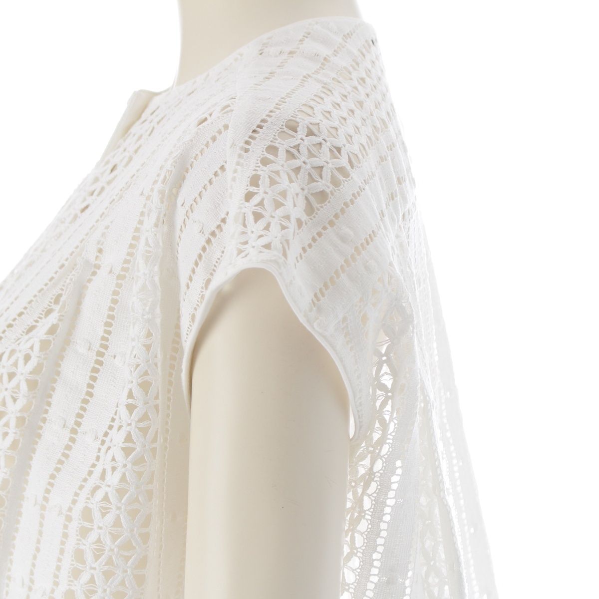 ストライプ フレンチスリーブ