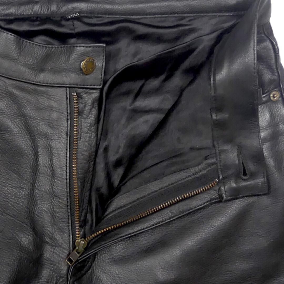 新品タグ ベリック W30 レザーパンツ メンズ 本革 ライダース メタルパッチ 新品タグ ベリック W30 レザーパンツ メンズ 本革 ライダース