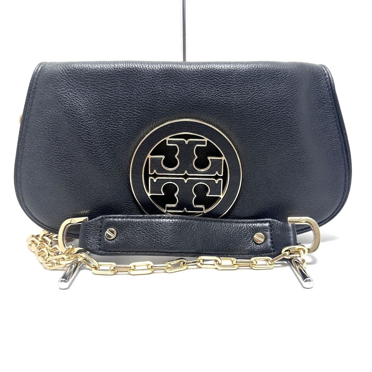 TORY BURCH(トリーバーチ) ショルダーバッグ - 黒 チェーンショルダー ...