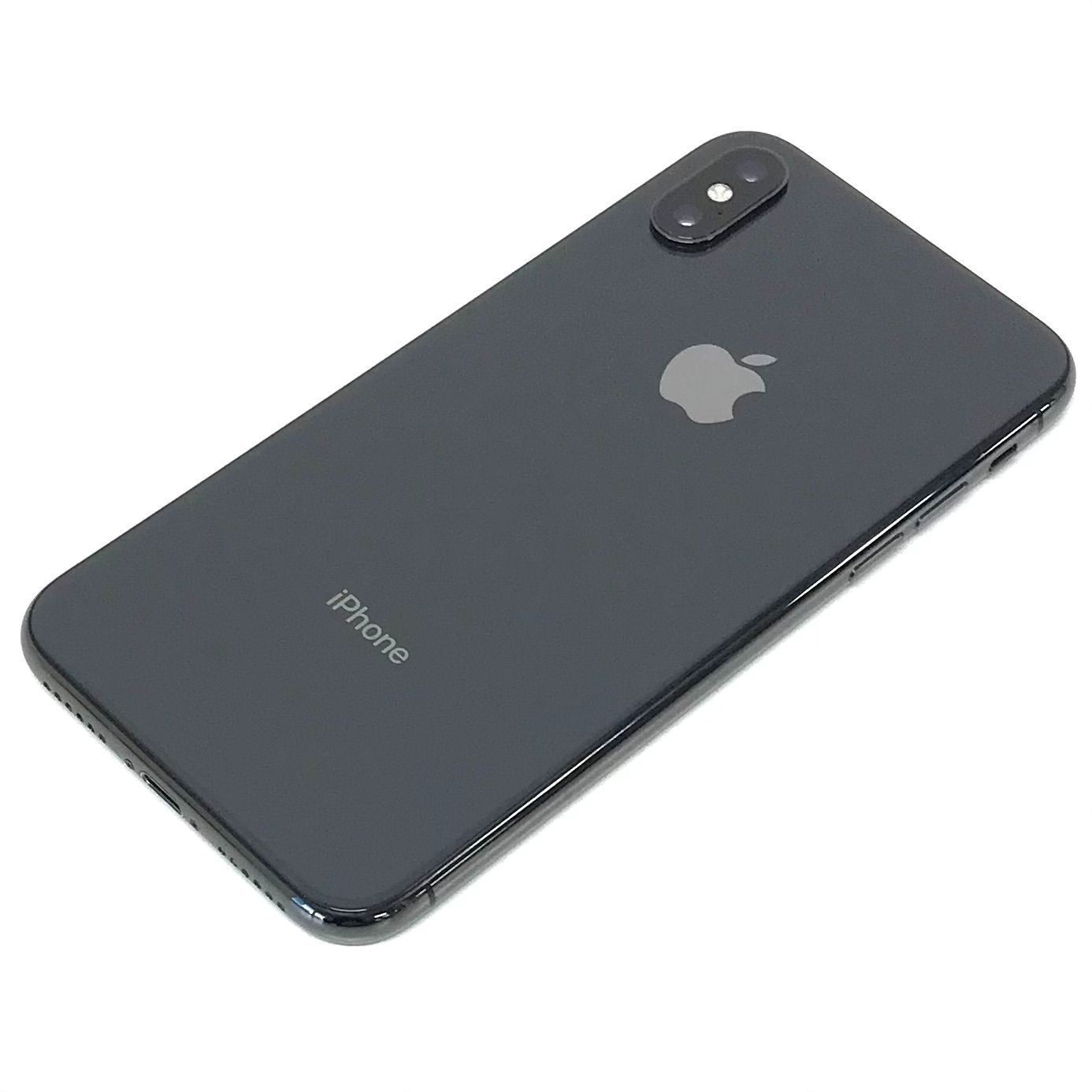 θ【SIMロック解除済み】iPhone X 256GB スペースグレイ - メルカリShops