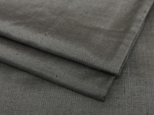 平和屋着物○結城紬 色無地 濃鼠色 正絹 逸品 AABB0083zg - メルカリ
