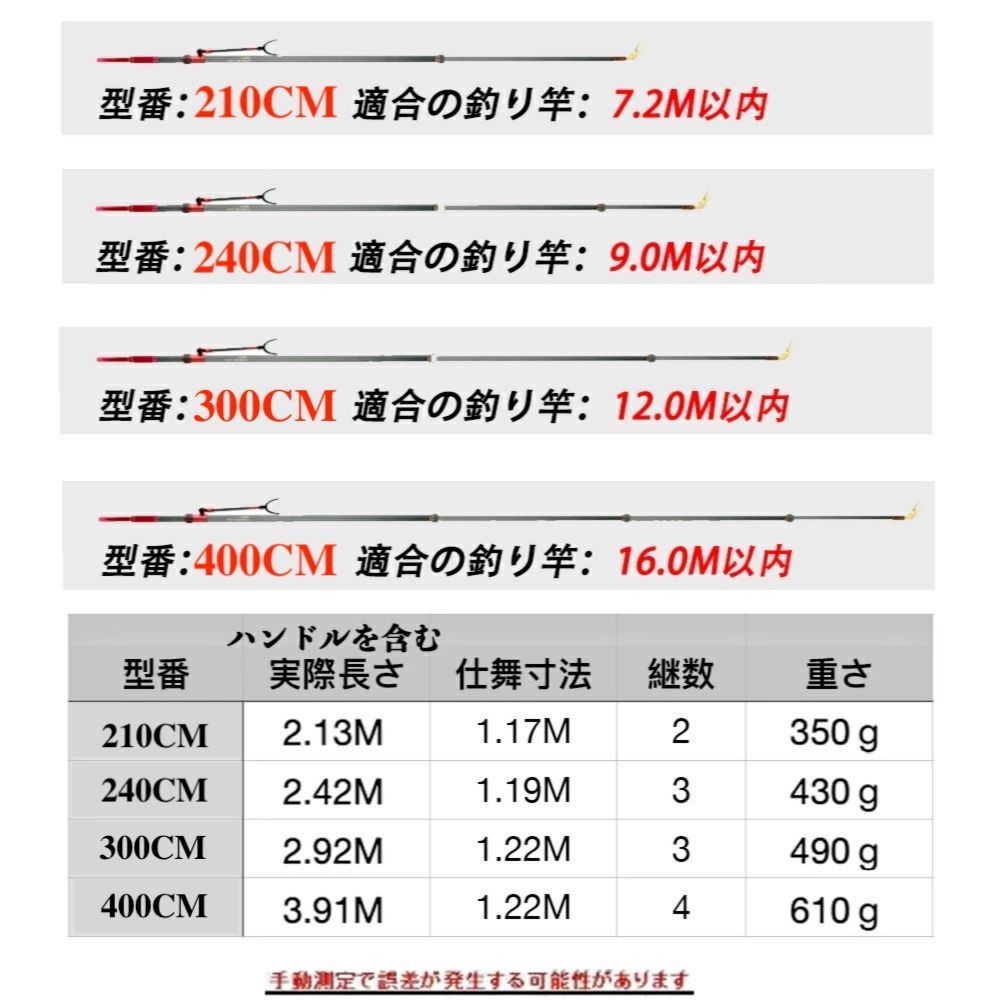 YU249（型番400CM）大物対応釣り竿ホルダー 3.9M 対応竿最大16M