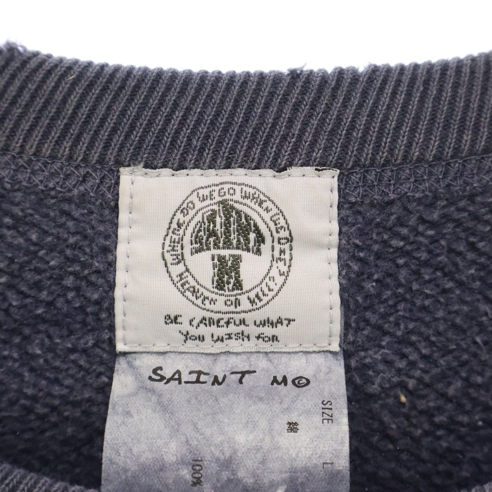 SAINT MICHAEL (セントマイケル) 21AW SKULL USED CREW NECK SWEAT  