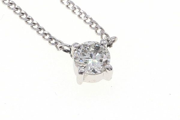 ダイヤモンド ネックレス D0.36ct Pt850 中古 ペンダント - メルカリ