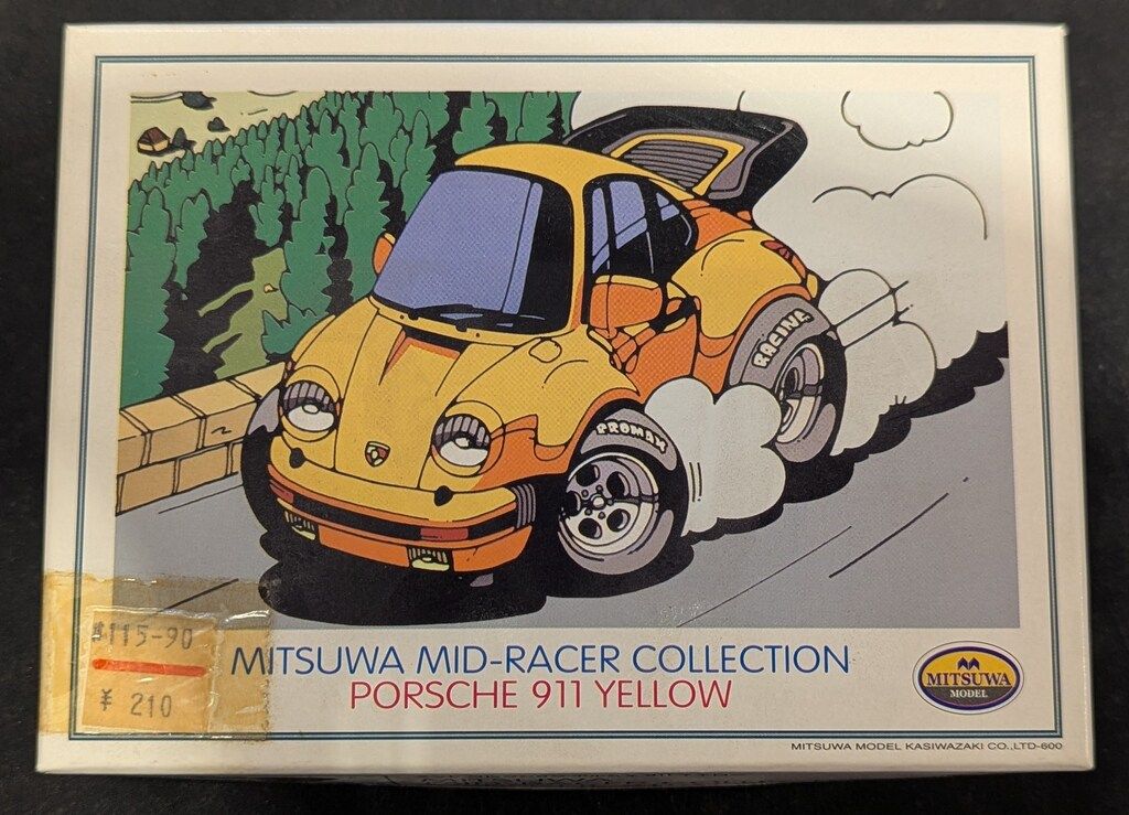 ミツワ コレクション ポルシェ 911 イエロー 希少 未組立 ミツワモデル ホワイトボックス/ミッドコレクション ポルシェ911