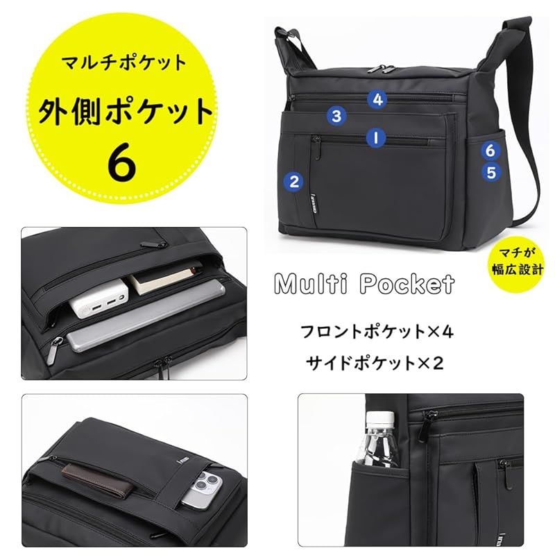 シューズ(男性用) Wilson RUSH PRO 4.5 TM 26.5cm 新品】 [CHUULII] ショルダーバッグ メンズ 斜めがけ バッグ 大