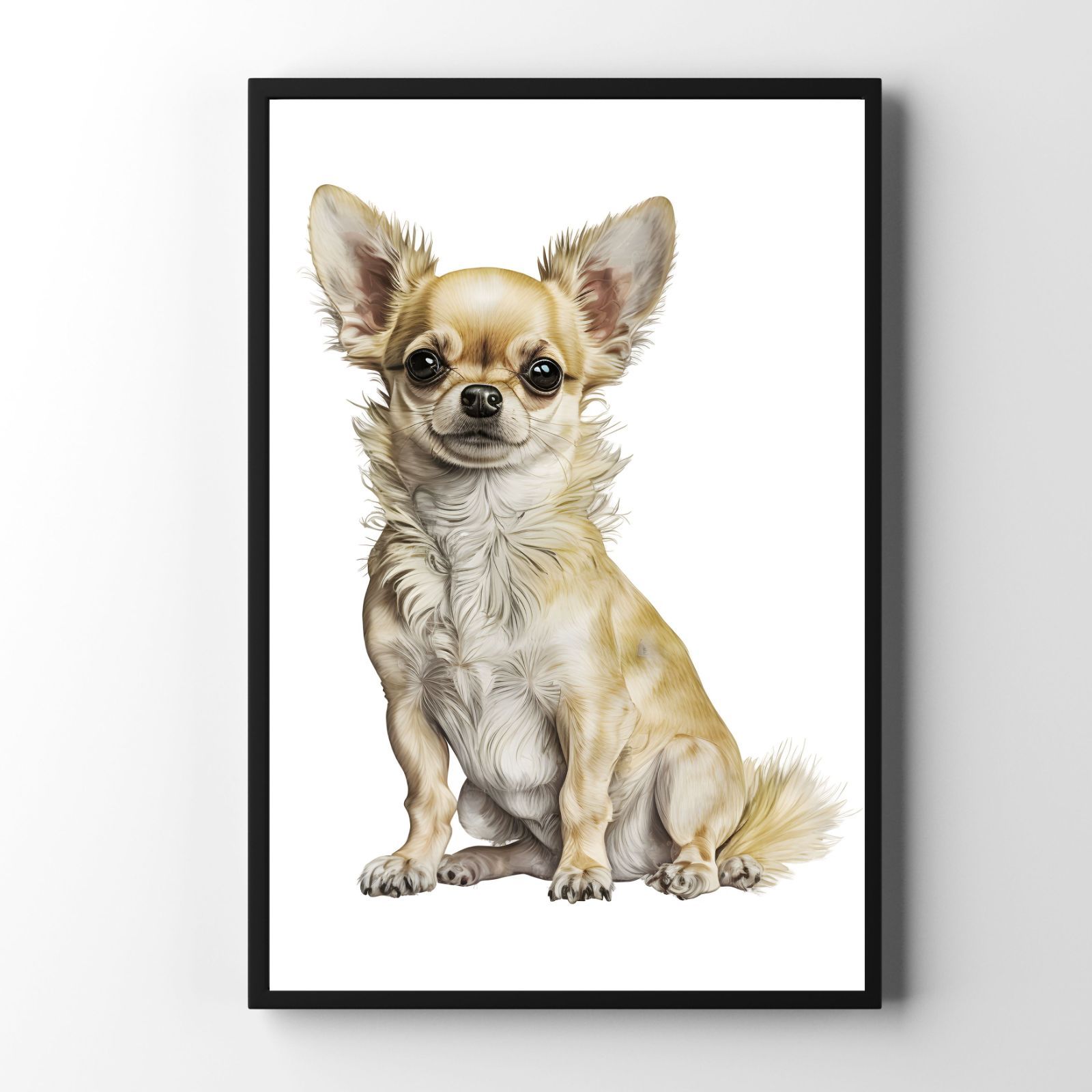 PET106】チワワ 水彩 犬アート イラスト ポスター いぬの絵 - メルカリ