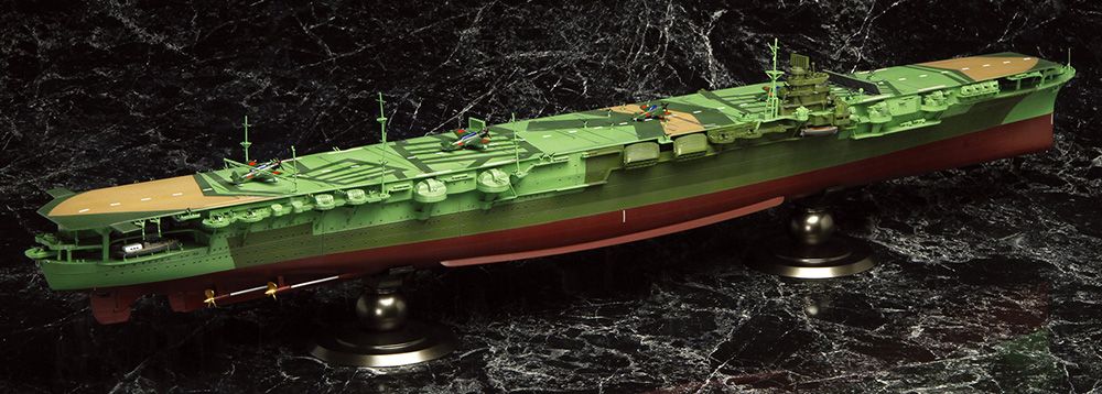 1|350 艦船モデルシリーズ №16 EX-1 日本海軍航空母艦 瑞鶴 帝国海軍乗組員フィギュア付き