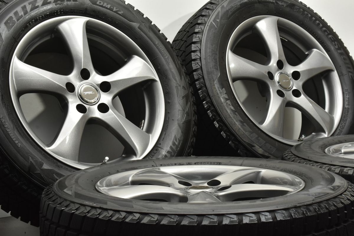 トップラン 17in 7J 38 PCD113.4 ブリヂストン ブリザック DM-V2 225 65R17 ハリアー RAV4 エクストレイル CX-5 CX-8