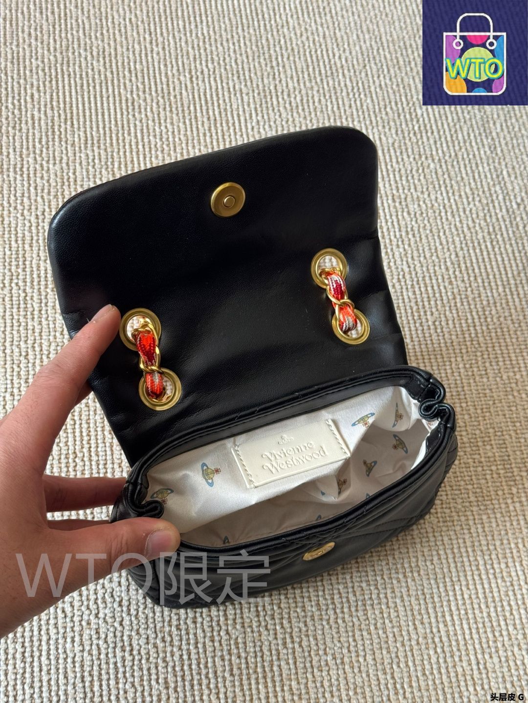 今日 Vivienne Westwood Chain Mini Bag ヴィヴィアン ウエストウッド チェーンミニバッグ 小羊皮菱格紋 DECORATOM_COM_BR