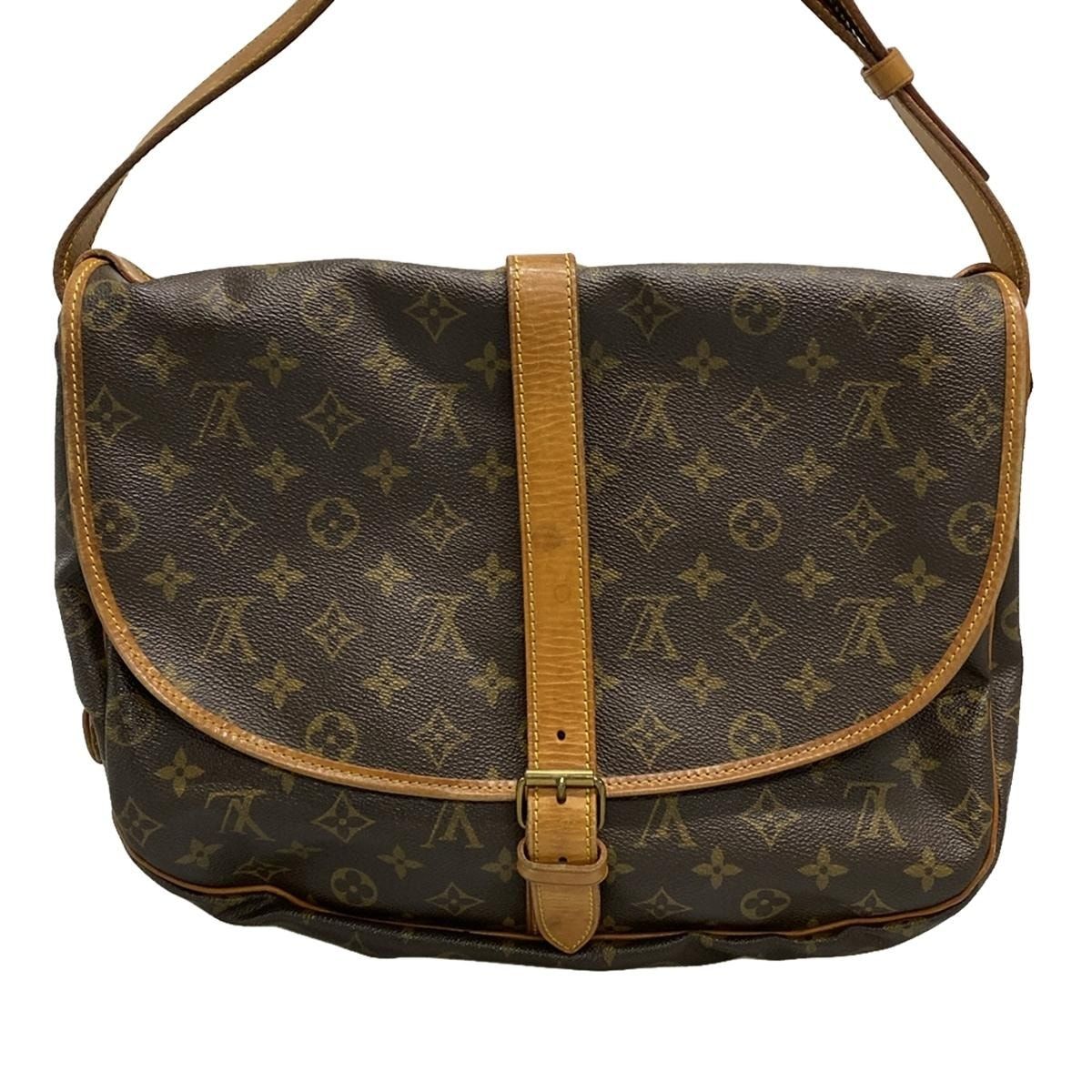 LOUIS VUITTON(ルイヴィトン) ショルダーバッグ モノグラム ソミュール35 M42254 - - メルカリ