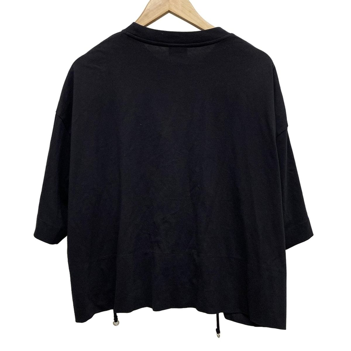 DRIES VAN NOTEN ドリスヴァンノッテン 七分袖カットソー レディース - 黒