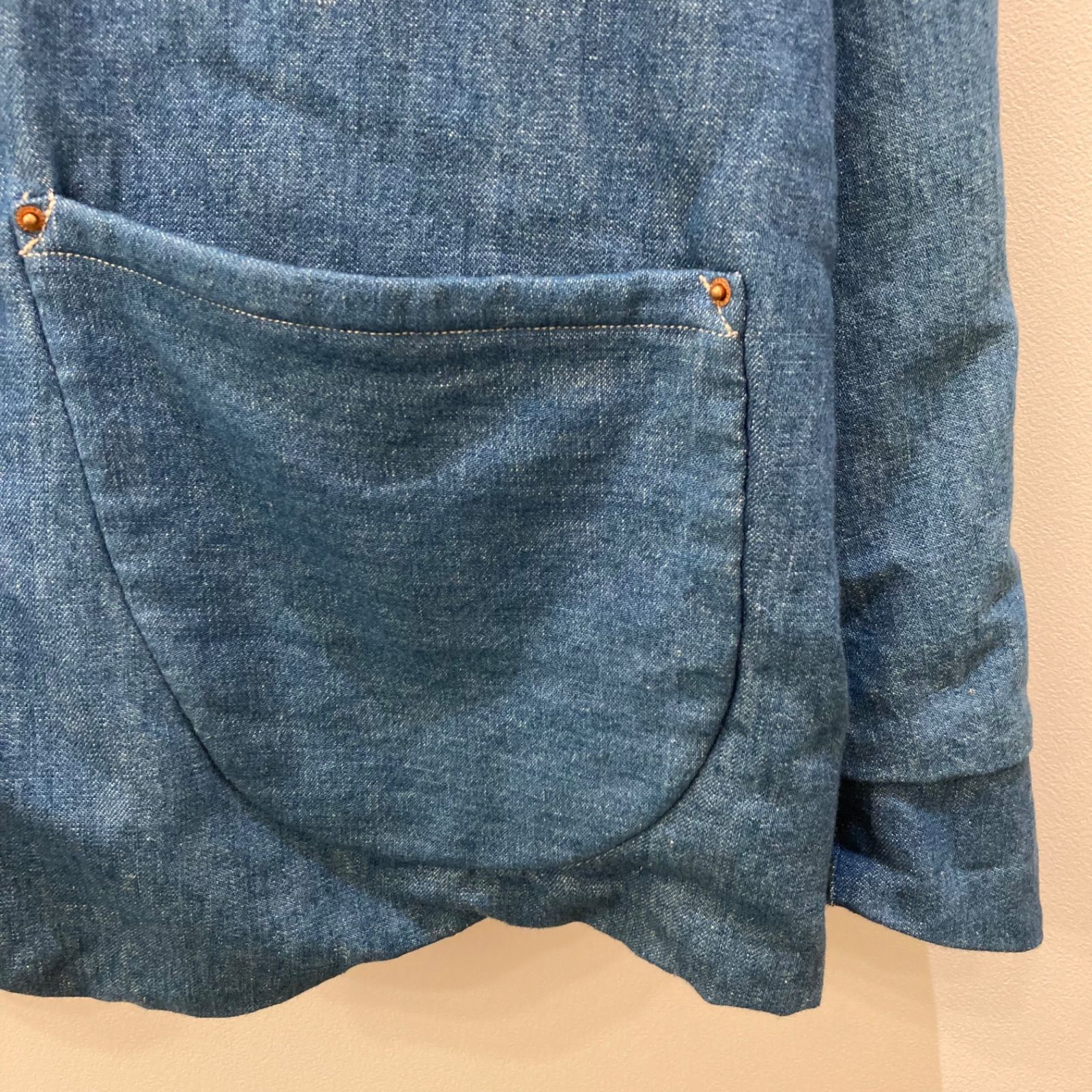 リーバイスレッドLevi's RED襟レザー切り替えデニムジャケット