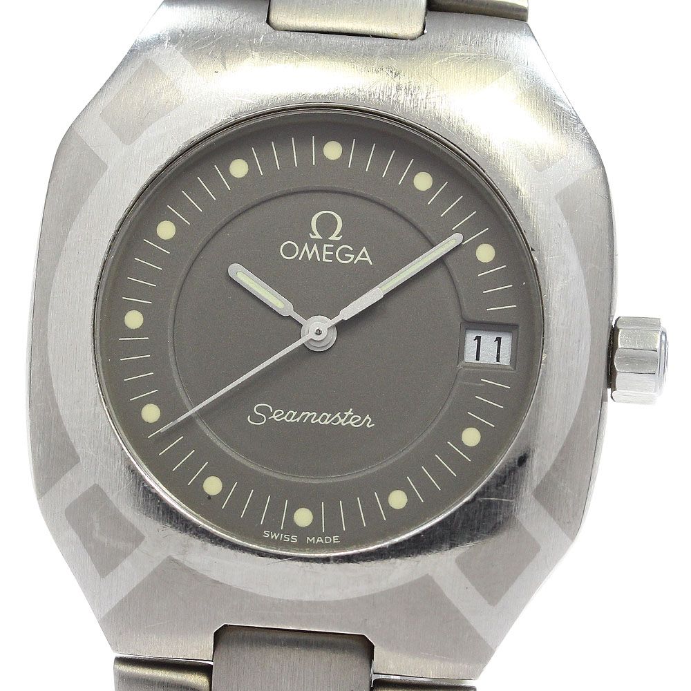 オメガ OMEGA シーマスター ポラリス デイト クォーツ メンズ_866235