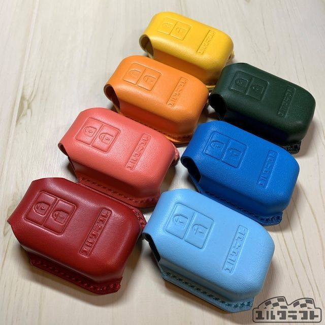 JB64JB74ジムニースマートキーケース グリルライム（ライムステッチ