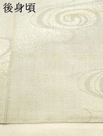 平和屋着物○本場大島紬 白大島 9マルキ 流水文 正絹 逸品 DAAS2038tw  