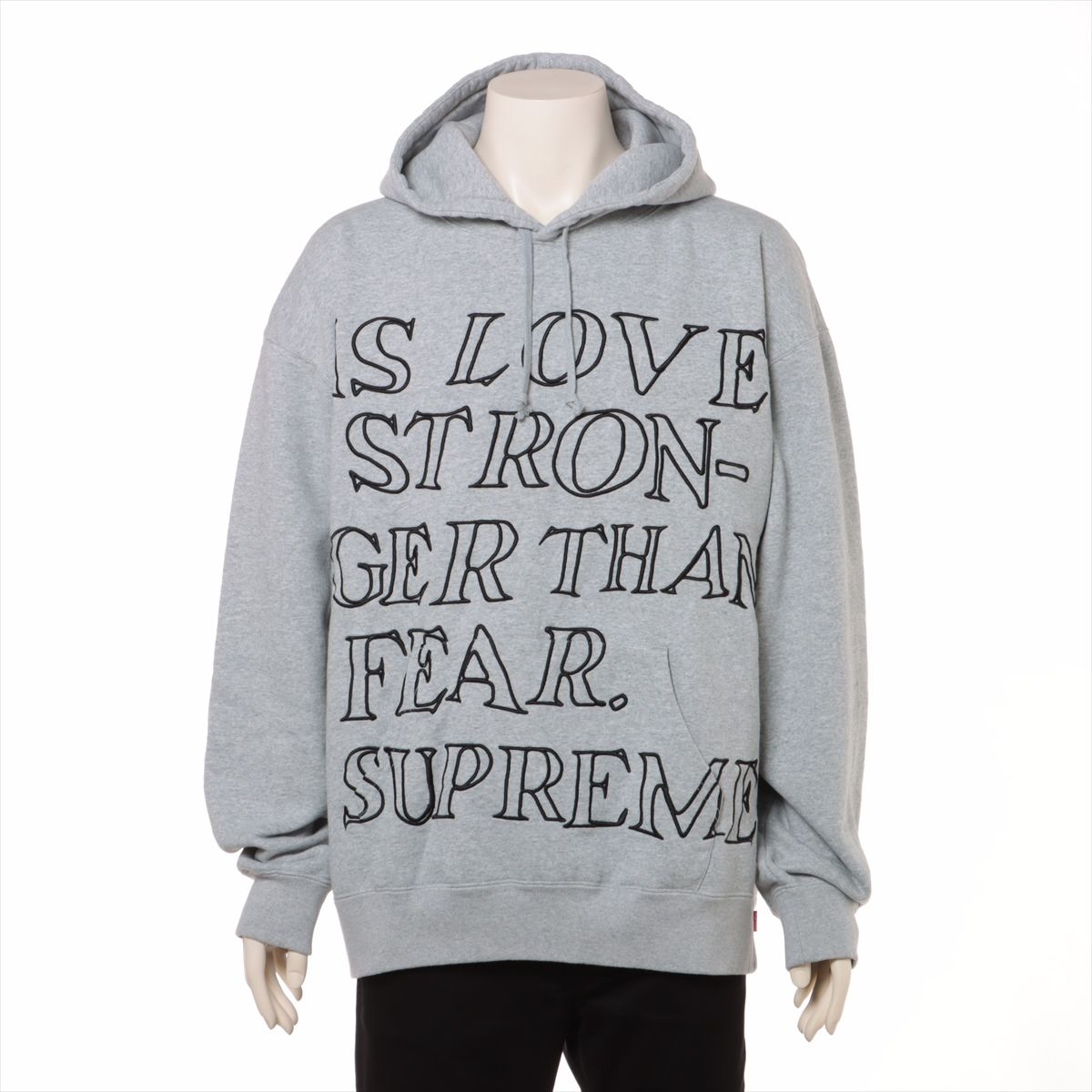 week3Supreme Stronger Than Fear Hooded パーカー