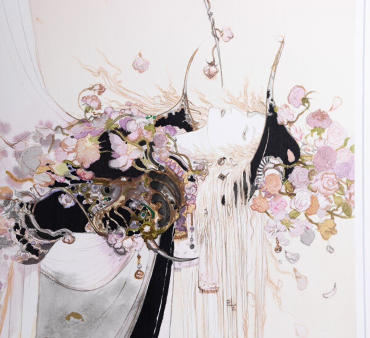 天野喜孝 薔薇姫 版画 アールビバン