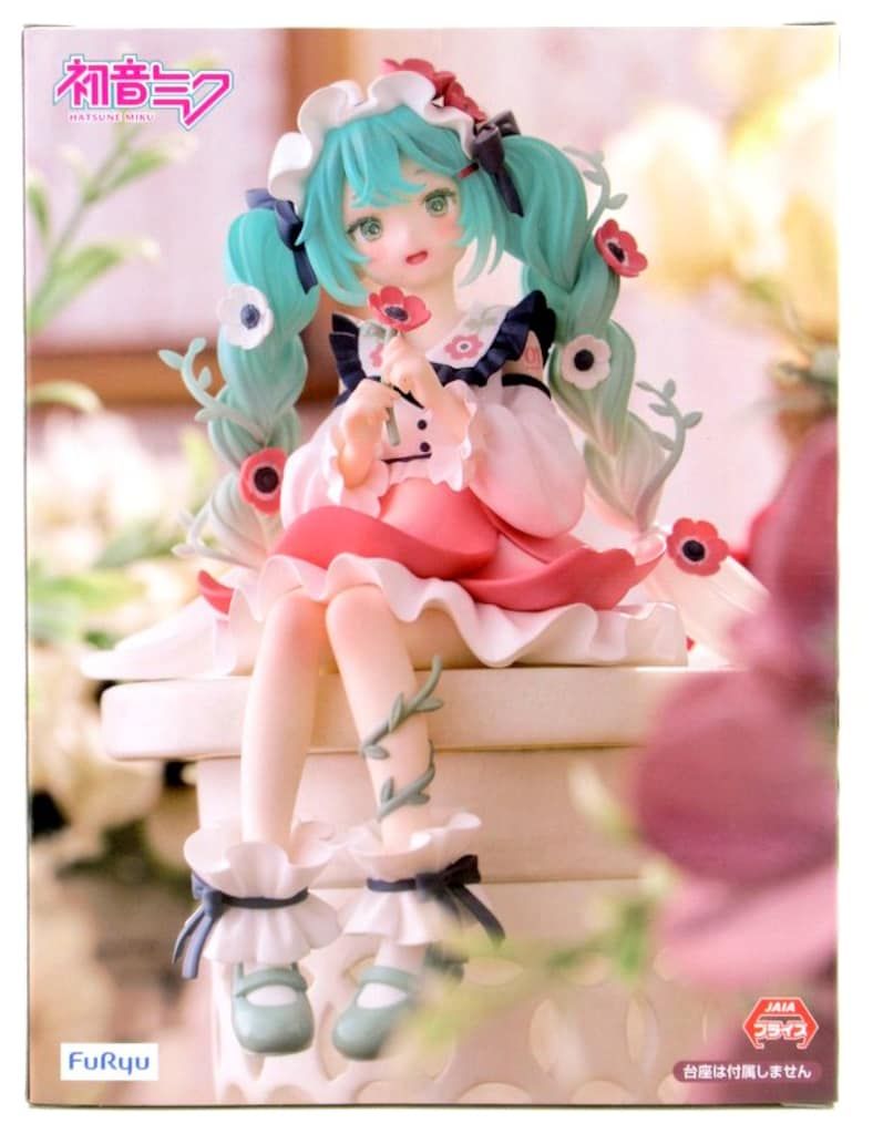 初音ミク ぬーどるストッパーフィギュア Flower アネモネ　24個 姐川氏が描き下ろしたネモフィラをイメージした『初音ミク』が