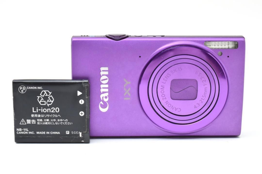 540 Canon キャノン IXY 430 F パープル デジタルカメラ