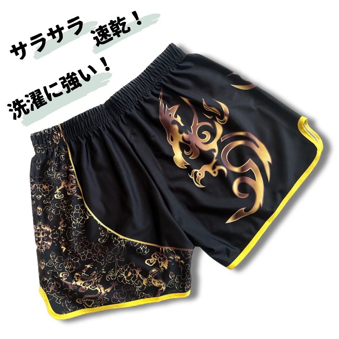 キックボクシングパンツ ムエタイトランクス ショーツ 男女兼用