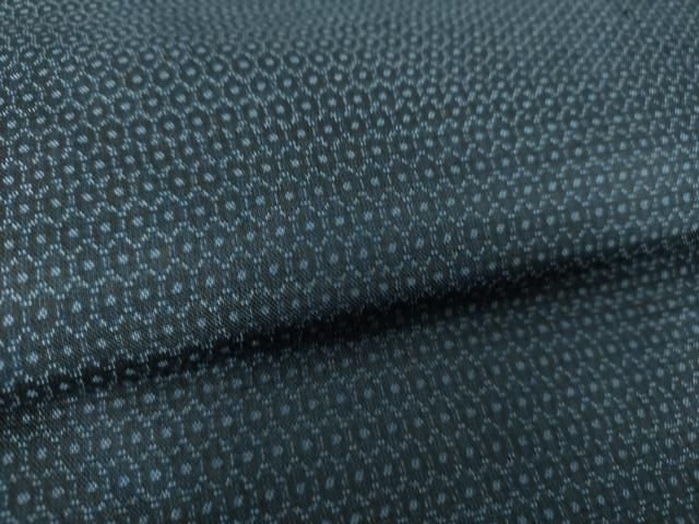 平和屋着物○男性 本場大島紬 アンサンブル 長羽織 80亀甲 総詰め 正絹