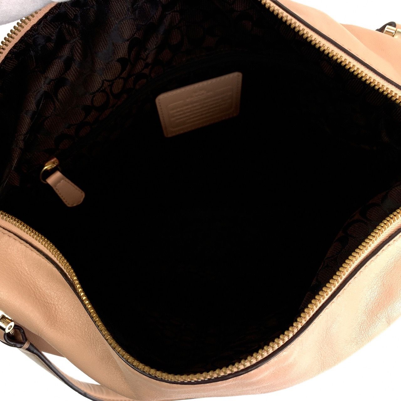 (美品) COACH コーチ サッチェル ブラックレザー シルバー金具 コーチ COACH ローワン サッチェル ハンドバッグ （シルバー