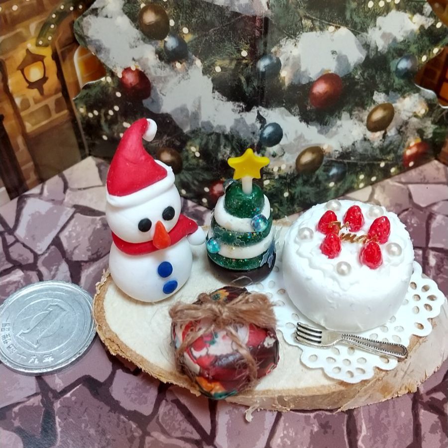 ミニチュアスイーツ クリスマスケーキセット - メルカリ