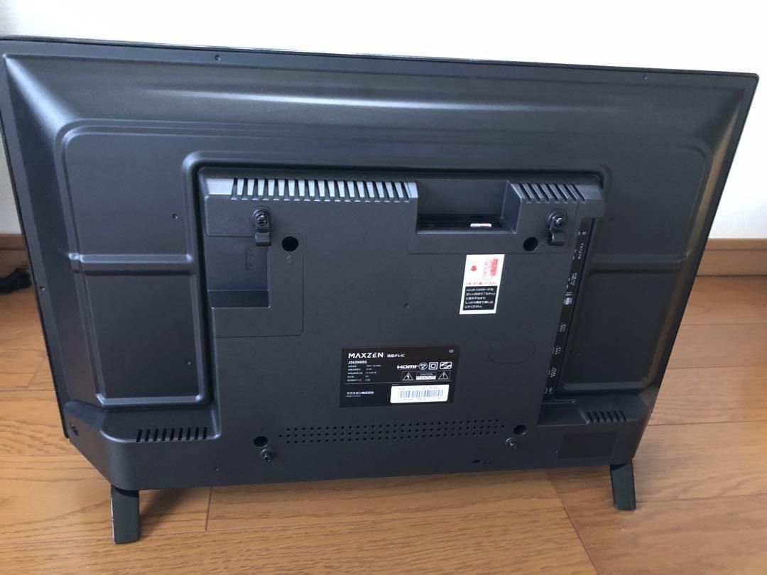 美品 】 2022何製 MAXZEN 液晶テレビ 24インチ J24SK05S リモコン付き