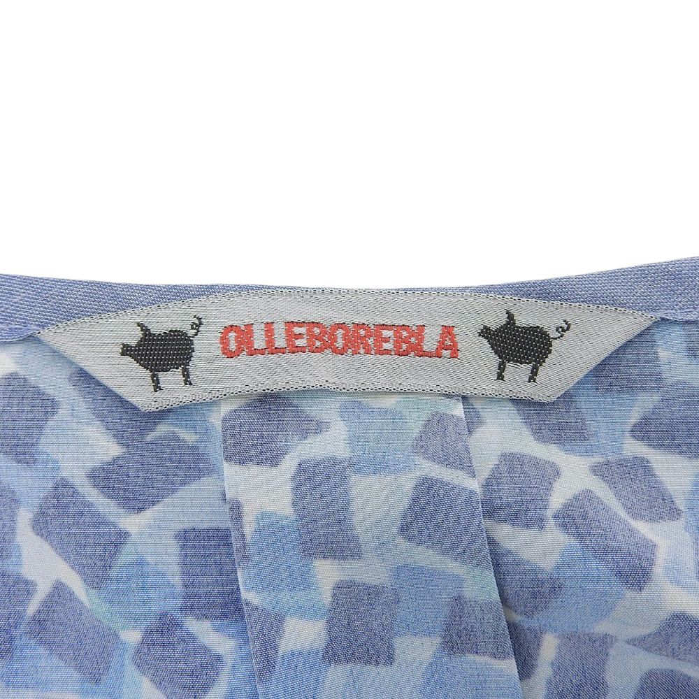【美品】OLLEBOREBLA　アルベロベロ　ボトムス　総柄　ブタさん　万国旗 アルベロベロ ブタ ボタニカル 総柄 フレアパンツ 花柄 ヒッピー