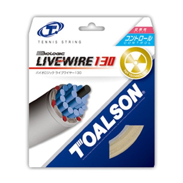 トアルソン TOALSON バイオロジックライブワイヤー130 テニス硬式 ガット 7823010n 選択