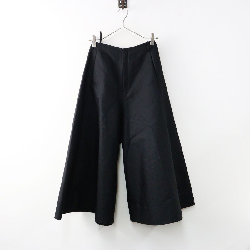 テンハンドクラフテッドモダン TENNE HANDCRAFTED MODERN コットンワイドパンツ F ブラック| 2400014399837