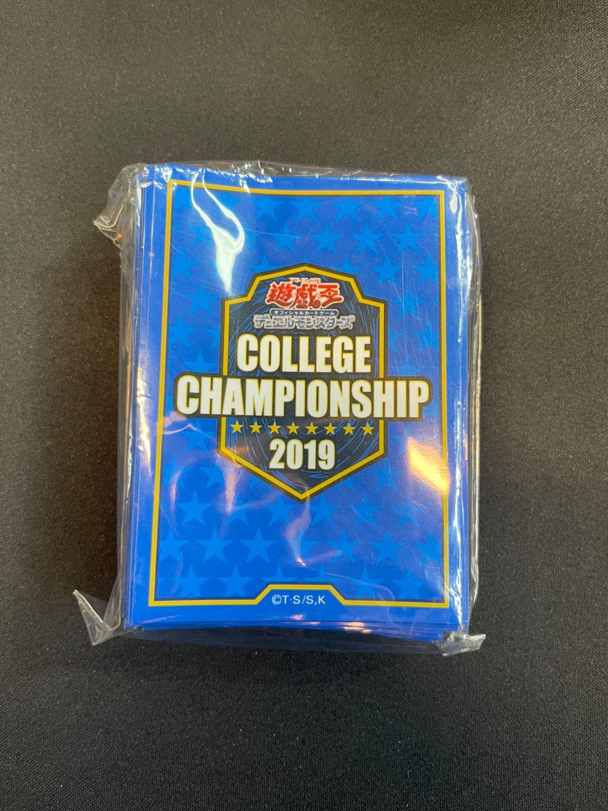 遊戯王 カレッジチャンピオンシップ2019 参加賞スリーブ 85枚　未使用品 37】遊戯王カレッジチャンピオンシップ2019 スリーブ 未開封