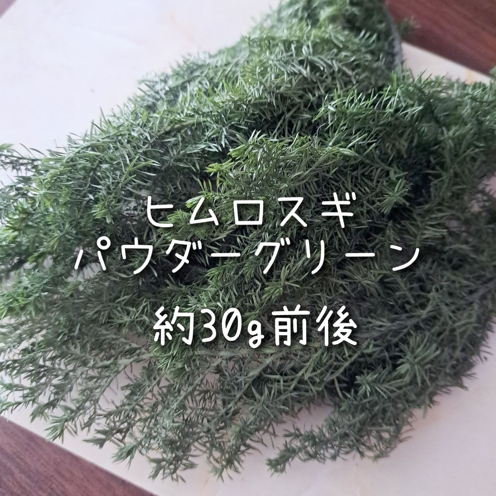 花材】ヒムロスギ パウダーグリーン プリザーブドフラワー 小分け