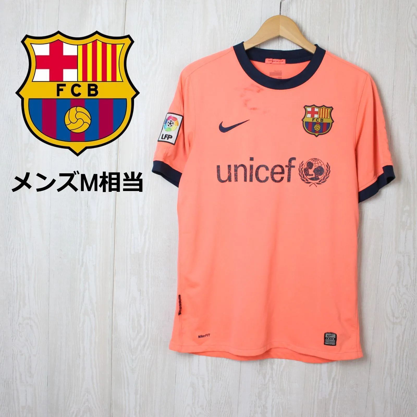 海外輸入】FCバルセロナ サッカーユニフォーム M相当 09/10