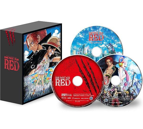 クリアスリーブ カード付 ONE PIECE FILM RED デラックス リミテッド エディション スチールブック付コレクション Blu-ray