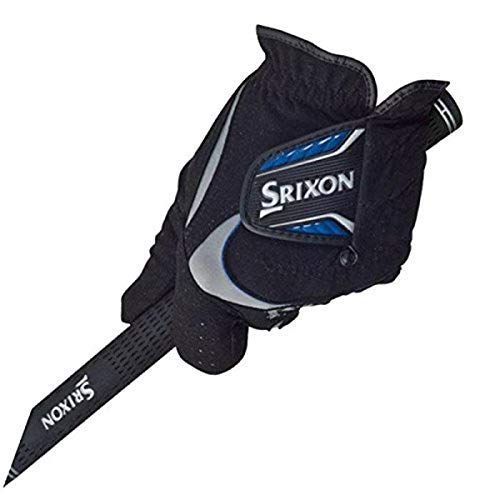 ブラック_M Srixon レイングローブ ゴルフ用 ブラック 1組 M ブラック